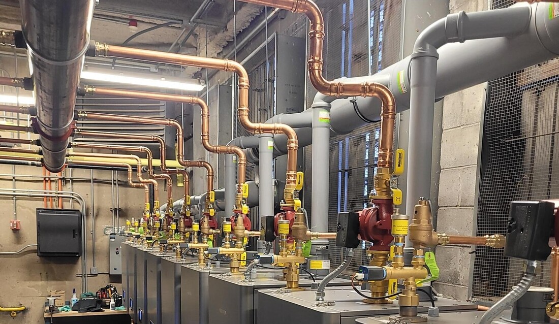 common vent system of navien boilers