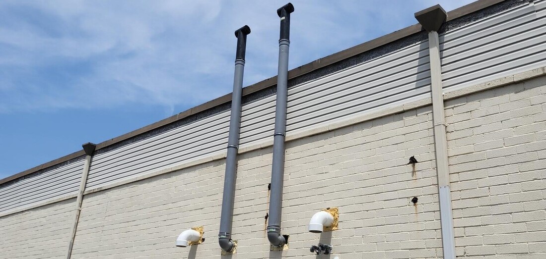 Wall termination for tandem foods install