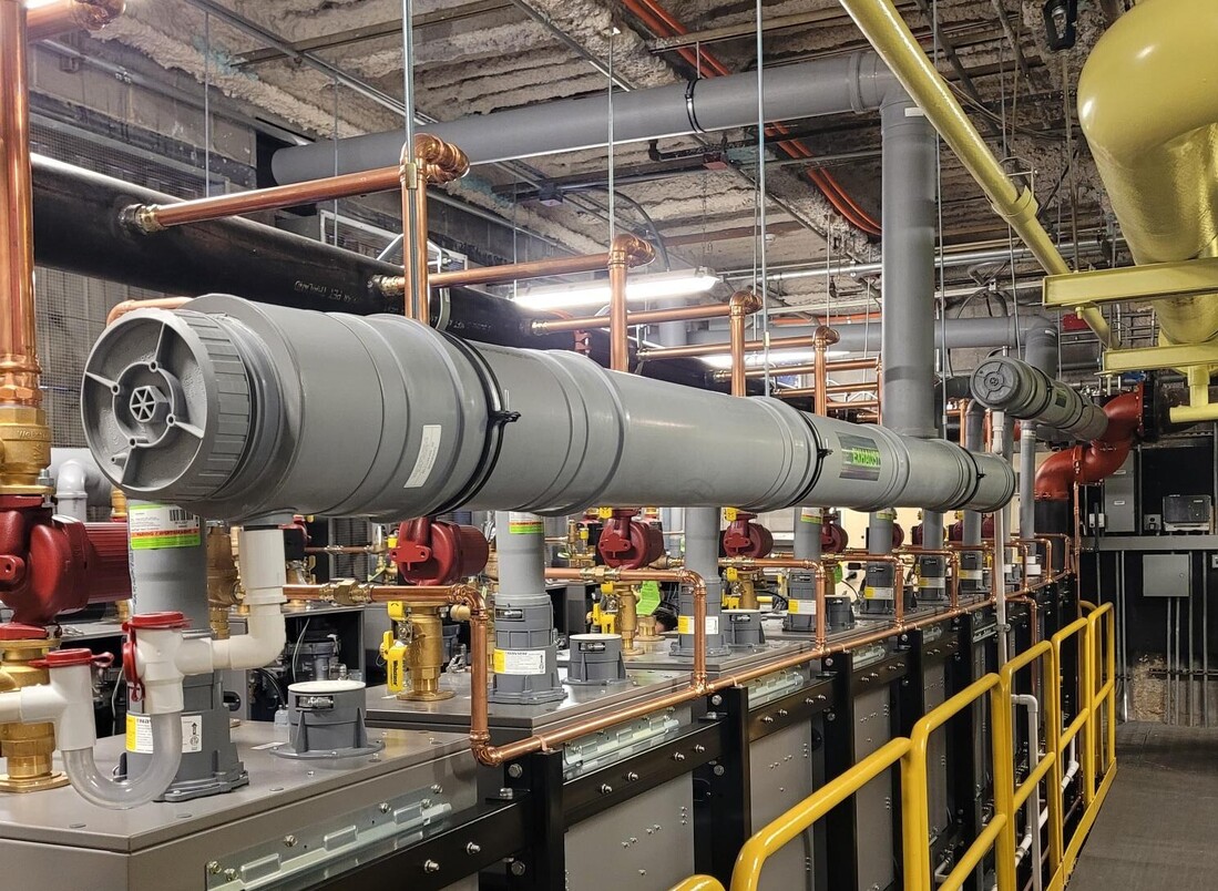 common vent system of navien boilers